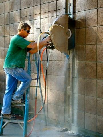Wall sawing