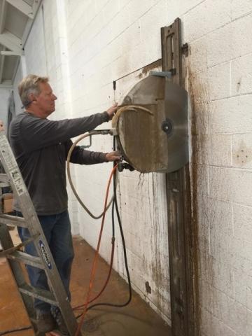 Wall sawing