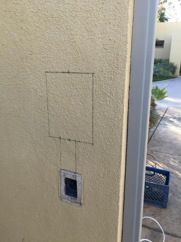 Hand held wall sawing